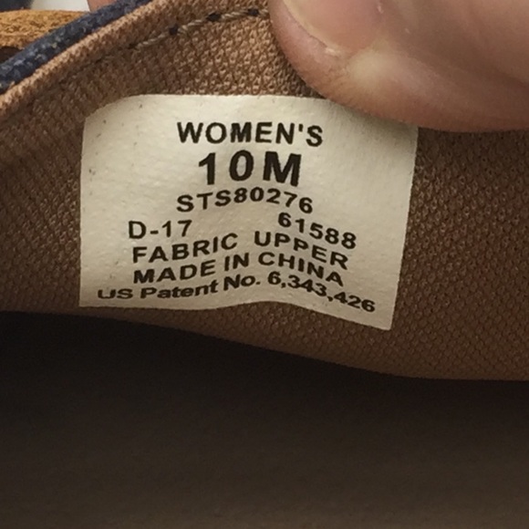 SPERRY Top Sider Firefish Linen Boat Shoes Size10M - Picture 4 of 8